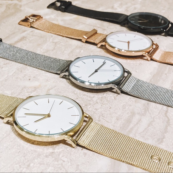 Minimalist Stainless Steel Slim Trendy Watch - Picture 3 of 8